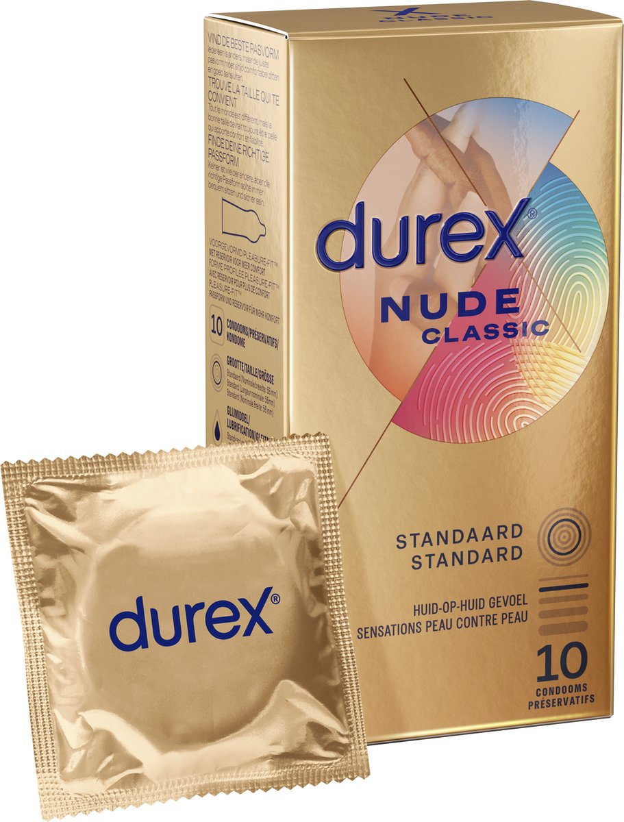 Durex Condooms Nude - Extra Dun - 10 stuks
