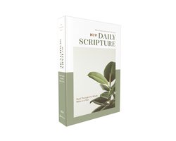 NIV, Daily Scripture, Paperback, White/Sage, Comfort Print