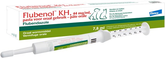 Janssen Flubenol pasta hond/kat - 1 st à 7,5 ml