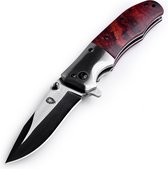 Lion Gear Survival zakmes outdoor – 1 hand open systeem en broekclip – 20.5 CM vouwmes – RVS – KN-02