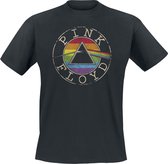T-shirt Rainbow logo Pink Floyd noir XXL en Katoen - Produits dérivés du groupe, Groupes