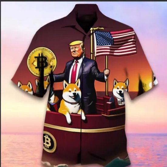 Blouse Trump USA Amerika - Bitcoin - Dogecoin - Crypto - Carnaval - Medium Blouse Trump USA Amerika - Bitcoin - Dogecoin - Crypto - Carnaval - Medium