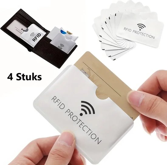 5x RFID Schutzhülle Blocker NFC Datenschutz EC Karte Kreditkarten