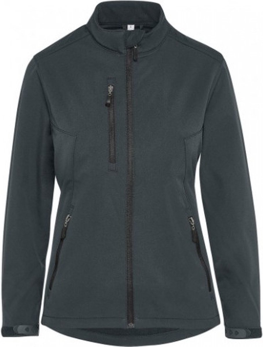 SG Softshell-F Jas Dames Donkgrijs XL