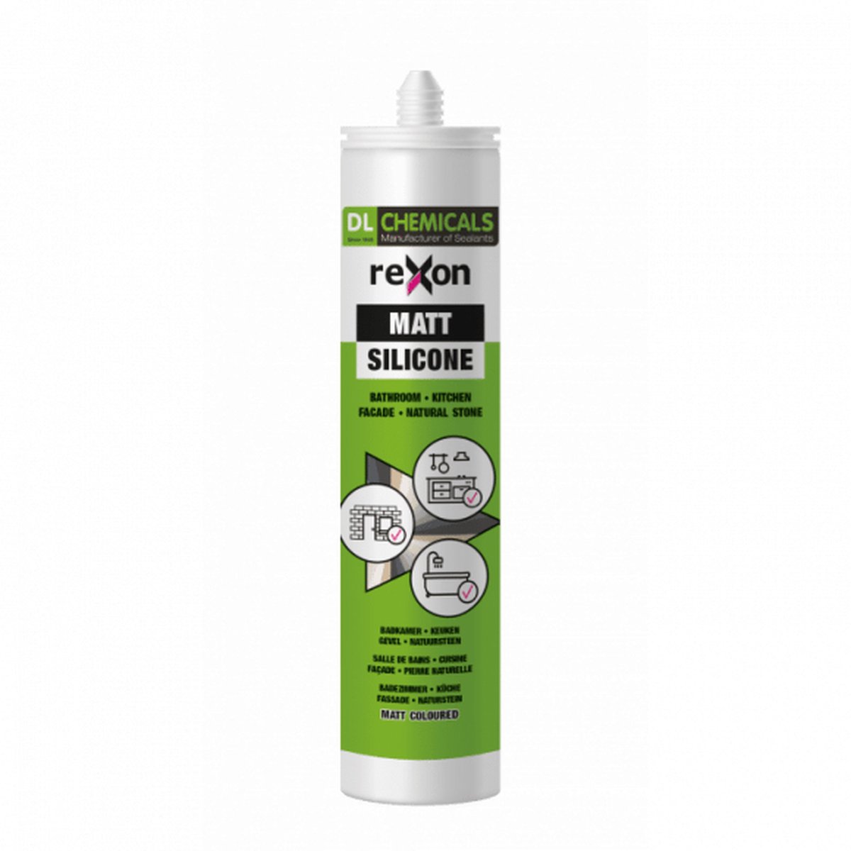 DL Chemicals Rexon Matt Silicone Wit