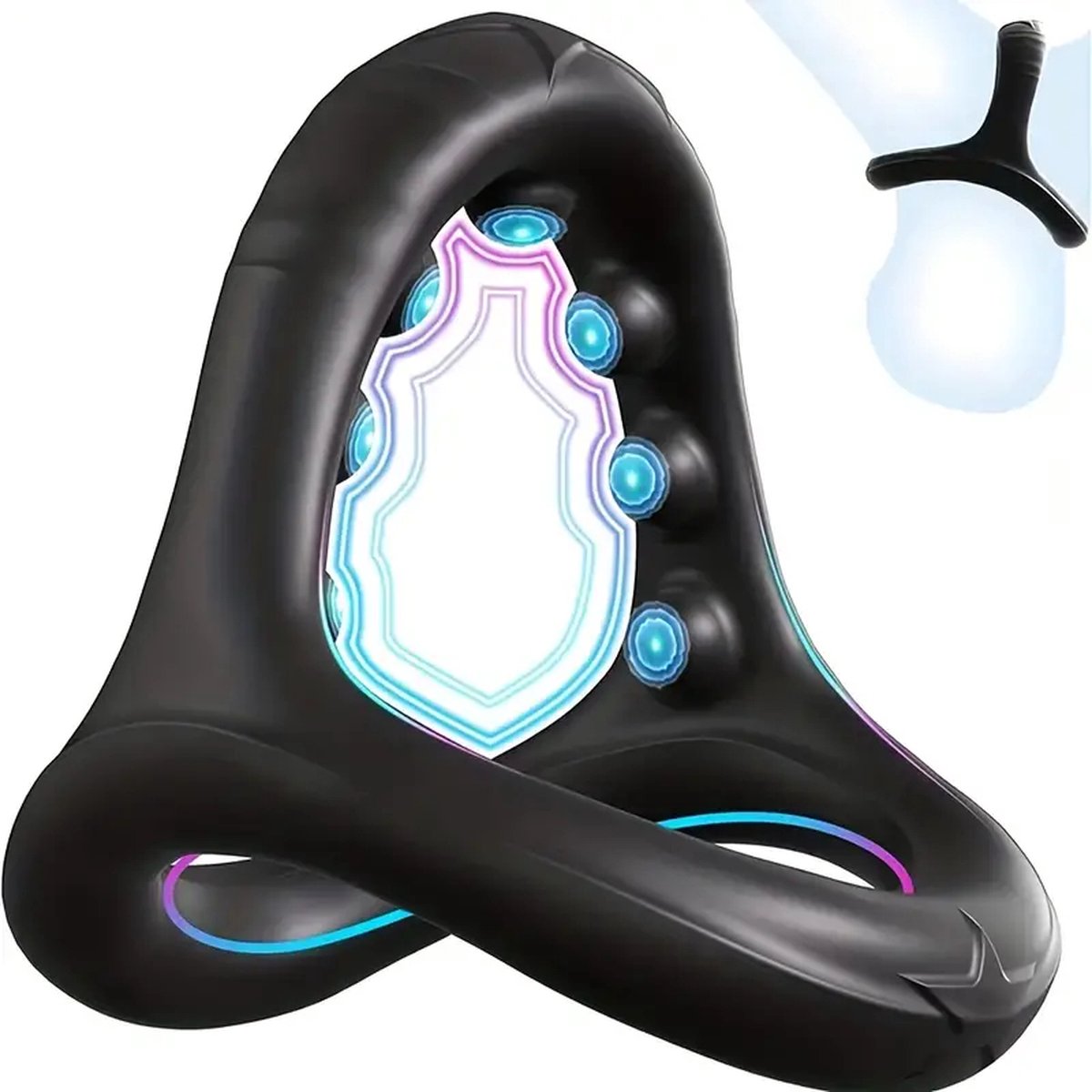 Goedkoopste CockRing- Vertraging Ejaculatie - Stretch materiaal voor comfortabel dragen- Duurzaam Testikel Penis Ring Volwassen Paar Flirten Penis Bondage Lock Sperma Ring volwassen Mannen Genoegen Seksspeeltje