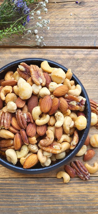 Golden Nuts - Nootjes- Geroosterde Ongezouten Notenmix-1 KG