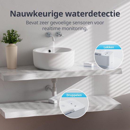 SwitchBot WiFi-watersensor Geen hub vereist 3 stuks, slimme
