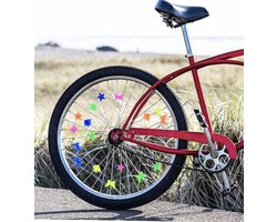 CHPN - Spaakkralen - Spookies - Glow in the dark Vlinders en visjes - 26 stuks - Hippe kinderfiets - kleurrijke fietskralen - Kinderfeestje - Cadeau - Opvallende fiets - Universeel