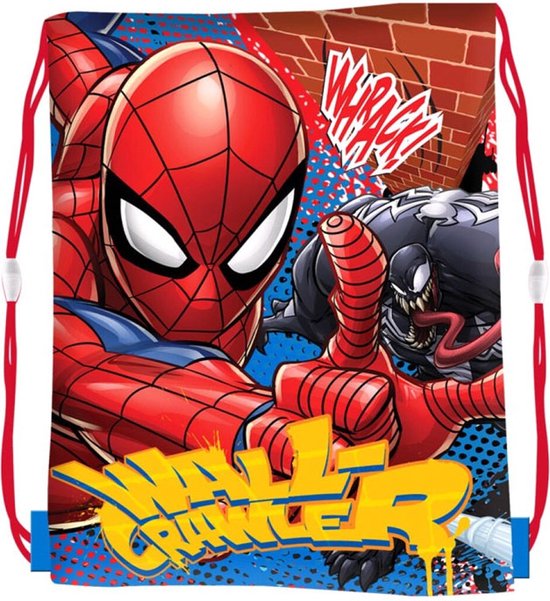 Spiderman - gymtas - zwemtas - Wall crawler - 40cm