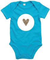 Barboteuse Coeur 2-Surf Blue-3-6 Mois