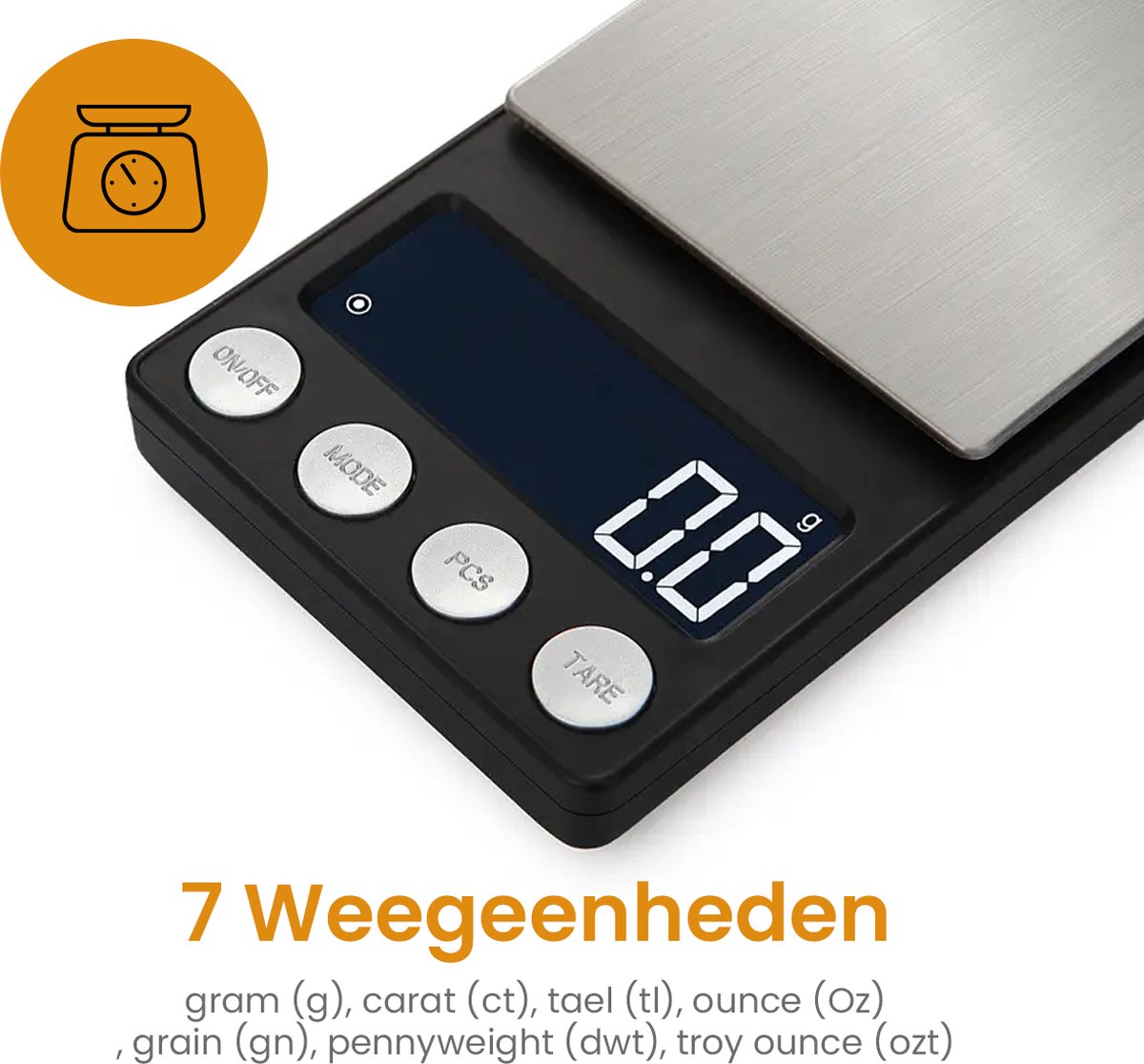 Precisie Weegschaal - Premes - 0.01 tot 500 Gram - Weegschaal Keuken - Precisie Weegschaal Keuken 001g - Weegschaalkeuken - Weegschaal 0 01 gram - Precisie Keukenweegschaal - Koffie Weegschaal - Mini Weegschaal - Weegschaal Keuken Precisie — cadeau in Kookcadeaus - foto 2