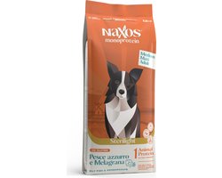 Glutenvrije droogvoer voor Middelgroot hond, Gesteriliseerd, Blauwe Vis en Granaatappel Italiaanse top Kwaliteit 12kg