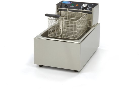 Friteuse - 2 x 8 L - 2 manden - tot 2,8 kg friet