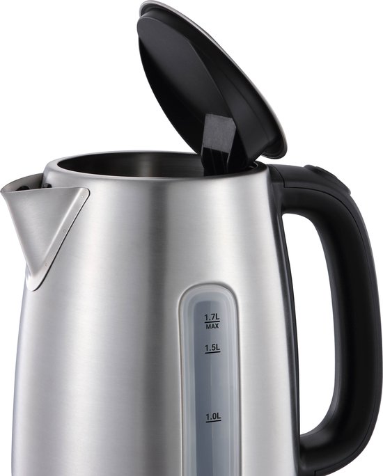 Tomado TWK1709S - RVS Waterkoker - 1,7 liter inhoud - 2200W - Kalkfilter - Waterniveau indicator