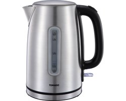 Tomado TWK1709S - RVS Waterkoker - 1,7 liter inhoud - 2200W - Kalkfilter - Waterniveau indicator Tomado TWK1709S - RVS Waterkoker - 1,7 liter inhoud - 2200W - Kalkfilter - Waterniveau indicator