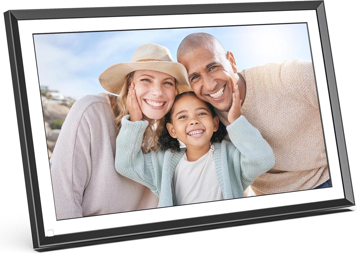 15,6 inch WiFi fotolijst met touchscreen - Delen via FRAMEO-app