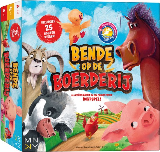 Bende op de boerderij-bordspel. 3+