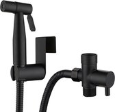 Bidet Handdouche Bidet Spray Kit Voor Toilet – Roestvrij Staal 304 – Zwart – Handdouche Voor Hygiëne & Huisdieren Bidet Douchekop