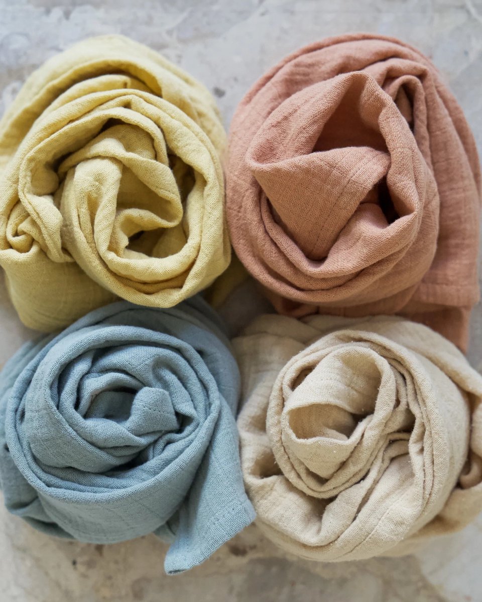 Goedkoopste Hydrofiele doeken - Set van 4 - 65 x 65 cm - 4 Kleuren