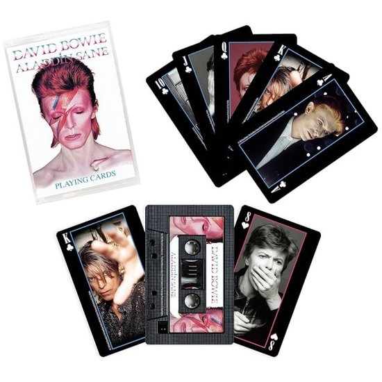 David Bowie - Aladdin Sane Cassette Deck - Playing Cards