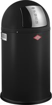 Prullenbak Wesco Pushboy Junior - Poubelle Wesco - 18L - Noir Mat