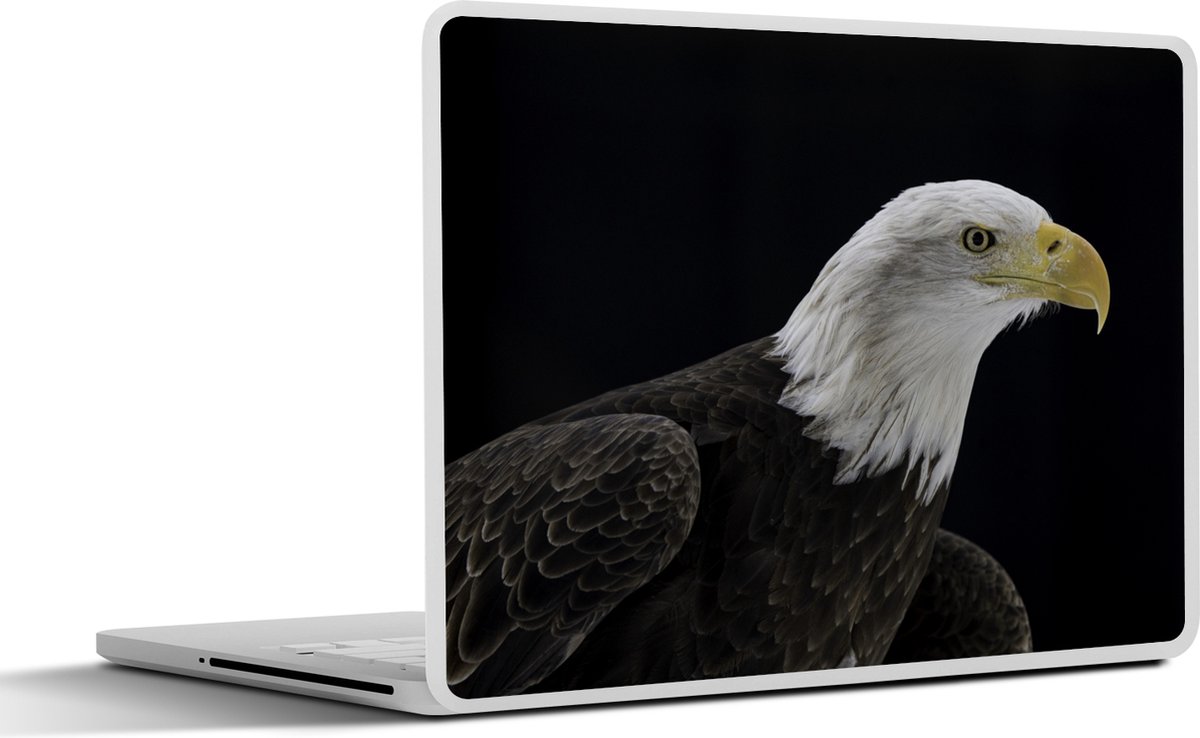Laptop sticker - 11.6 inch - Adelaar - Vogel - Snavel - Zwart - 30x21cm - Laptopstickers - Laptop skin - Cover