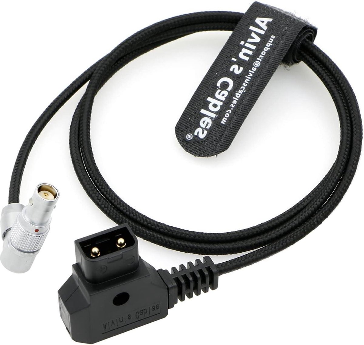 Flexibele Stroomkabel voor RED Komodo Camera - 2 Pin Vrouwelijk naar D-tap - 80cm lengte