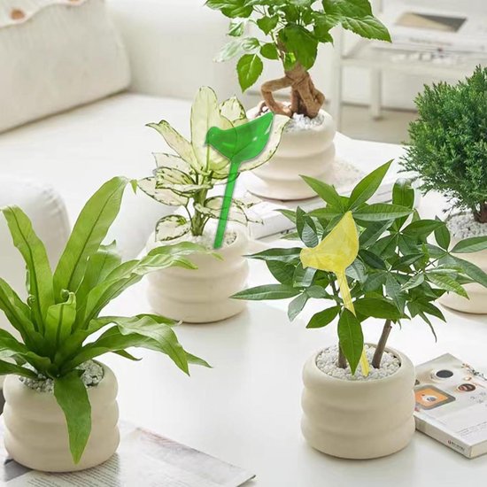 6 Stks Plant Waterer Zelf Bewaterende Bol Zelf Bewatering Handgeblazen Helder Glas Plant Waterbol Voor In