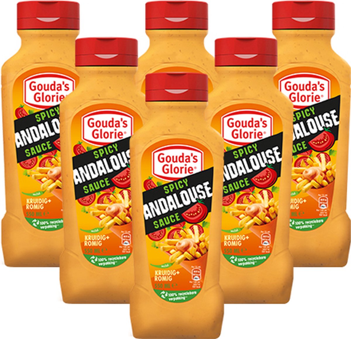 Gouda's Glorie - Spicy Andalouse Sauce - 6x 550ml