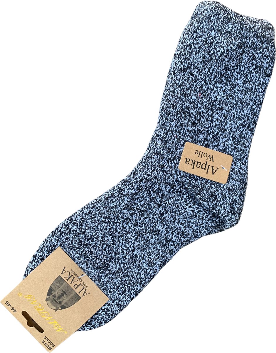 green-goose® Alpaca Damessokken | 1 Paar | Licht Grijs | 95% Alpaca Wol | Maat 39-41 | Heerlijk Warm en Rekbaar