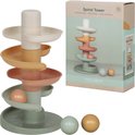 Een spiraaltoren met ballen in pastelkleuren, met de tekst 'Spiral Tower' op de verpakking.