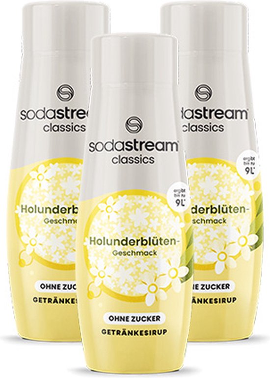 SodaStream - Vlierbloesem Suikervrij Siroop - 3x 440ml