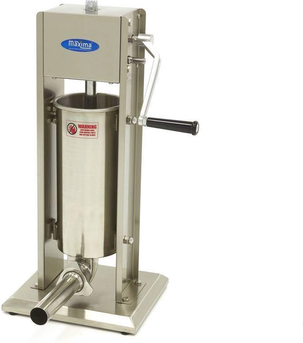 Professionele Verticale Worstenvuller 5L met 4 Vulbuizen - Handmatig en Compact