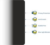 BROTECT - privacy screenprotector voor Smartphones en Mobiele Telefoons met 3 inch-scherm [67.4 mm x 38.4 mm, 16:9] - Folie Beschermfolie Blauwlichtfilter