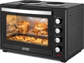 Bol.com First Austria FA-5045-5 fornuis Kookplaat Electrisch Gesealde plaat Zwart aanbieding