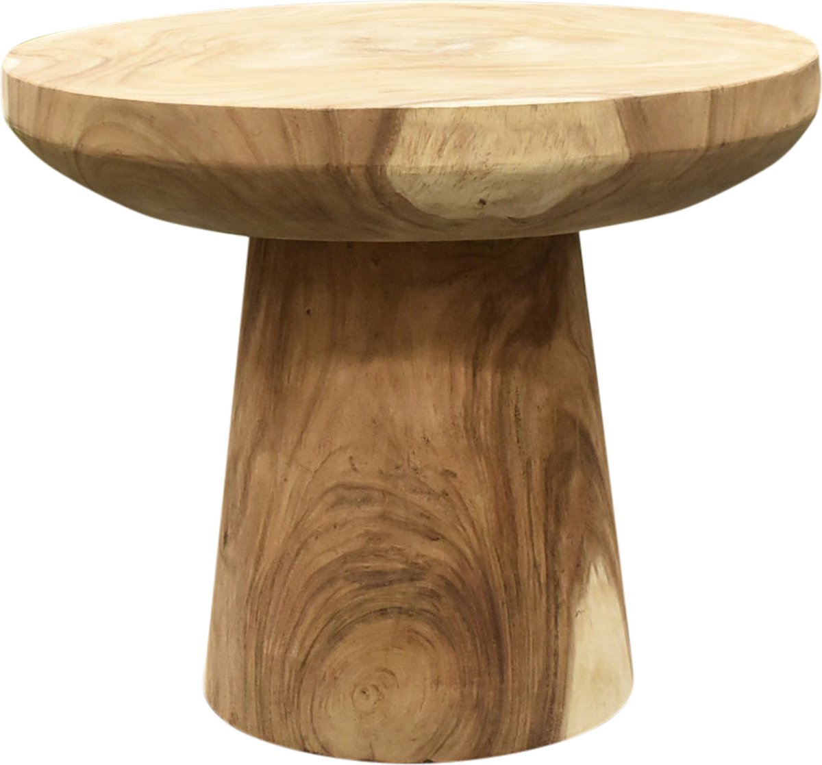 Bandung boomstam diningtafel 90x90xH75 cm