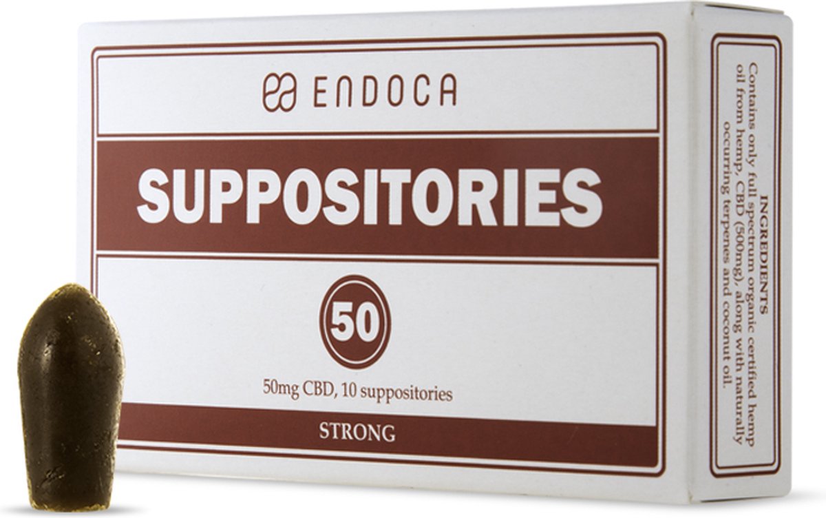 Goedkoopste Cbd Zetpil - 10 stuks - 50 mg