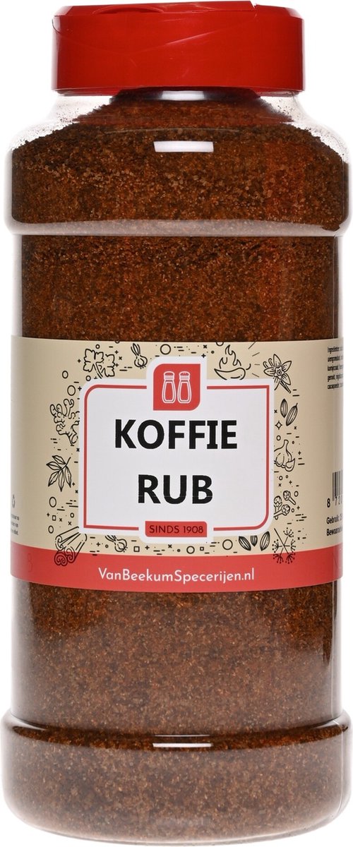 Goedkoopste Van Beekum Specerijen - Koffie Rub - Strooibus 600 gram
