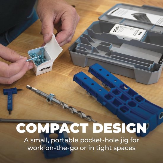 Pocket Hole Jig Kit voor al uw houtbewerkingsprojecten