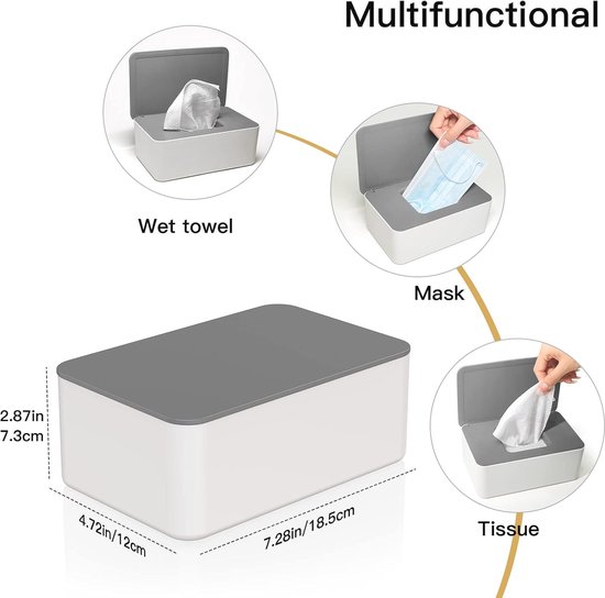 3 Pack Baby Natte Veeg Pouch Container, Herbruikbare & Hervulbare Draagbare Doekjes Dispenser, Eco-vriendelijke en Lichtgewicht Baby Reizen Natte Veeg Houder, Houdt Natte Doekjes Vochtig