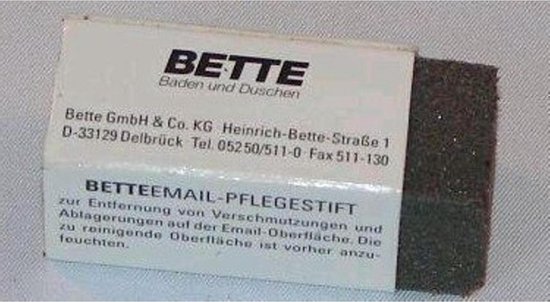 Bette schuurblokje (gum) klein