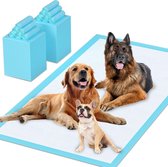 BOTC Tapis de dressage Puppy - Tapis Puppy - Apprentissage de la propreté - Tapis de dressage - Toilettes pour chiens - Toilettes pour chiens - 60 x 90 cm - 40 pièces - Blauw