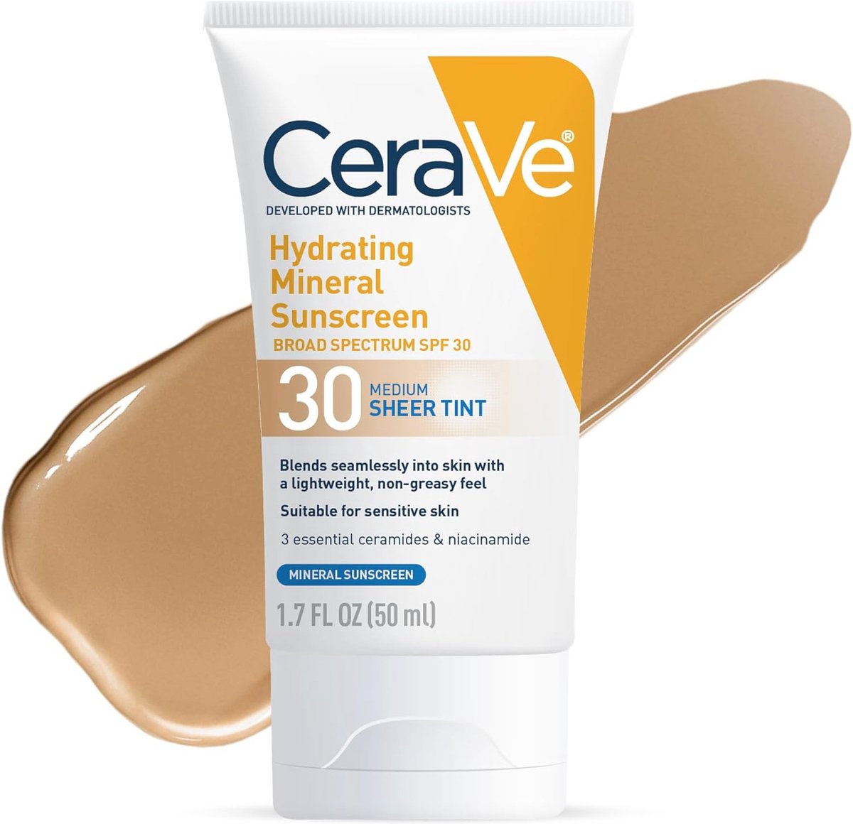 Hydraterende minerale zonnebrandcrème voor het gezicht met SPF 30 – Sheer Tint