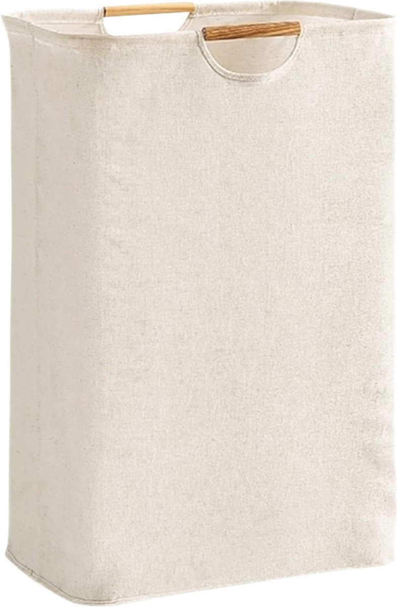 Goedkoopste Wasmand - Met handvaten - Duurzaam - Opvouwbare Mand Vuile Was - Wassen - Huishouden - Wasmanden - Wassorteerder - Eenvoudig - Opbergmand - Vuile Klerenmand - Organizer Kleding - wit - 30 30 40cm - Oxford