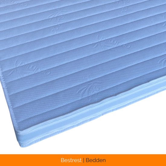 BestRest Bedden® - 180x200 Topper - HR55 Koudschuim - Topdekmatras - Matrastopper - Veerkrachtig - Ondersteunend - Afneembaar hoes - Bamboo Hoes - Hotelkwaliteit - 12cm Topper