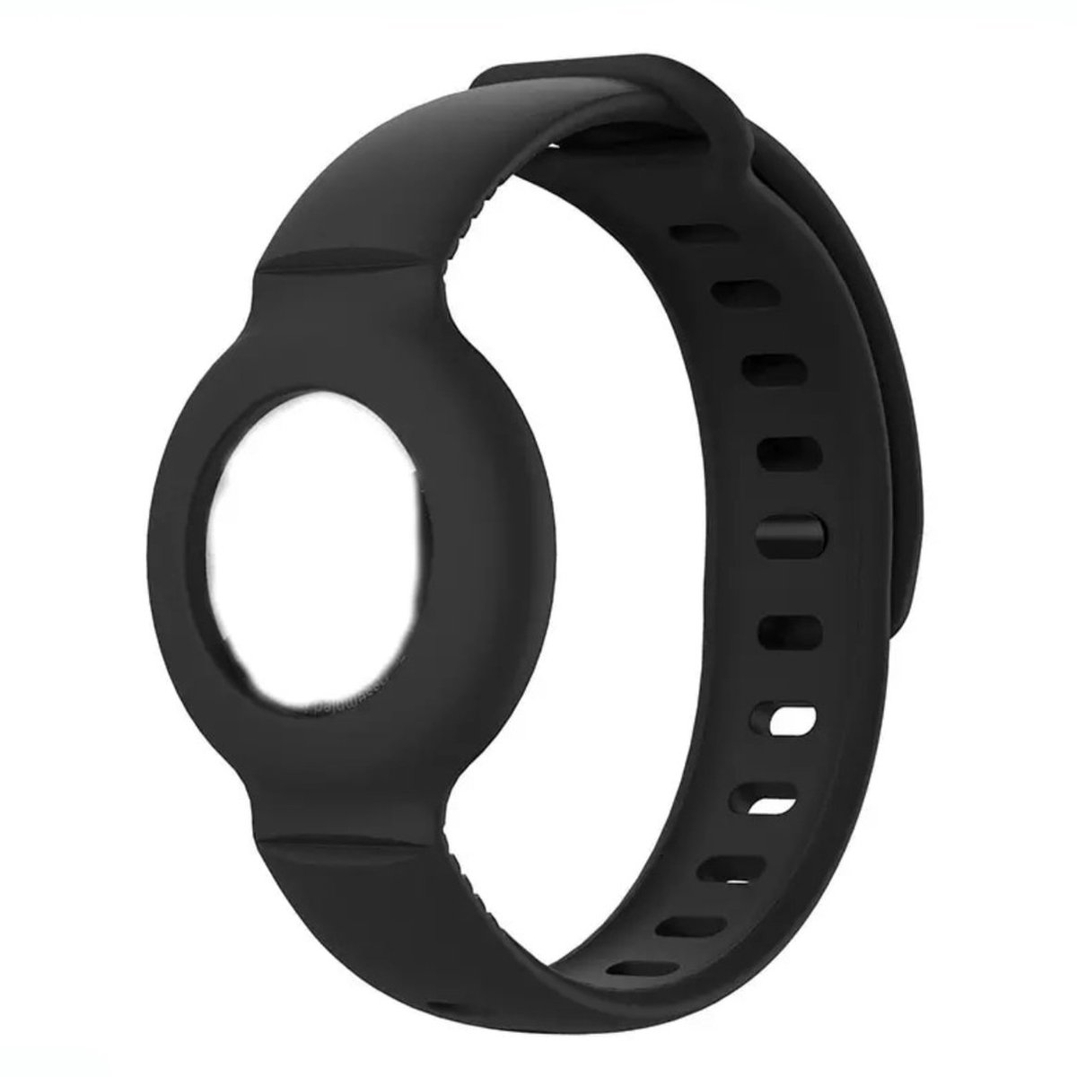 Consumerce® Siliconen Armband Geschikt voor Apple AirTag - Zwart - Kind Polsband - Kids GPS Horloge - Peuter - Tracker - Ouderen - Kinderhorloge - Kinderen - Volgsysteem - Trackers Armbanden