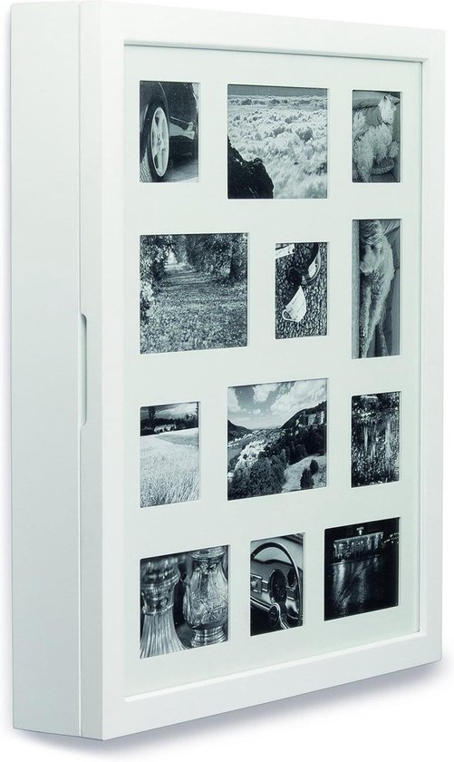 Atmosphera Collage fotolijst - 46 x 61 cm - voor 12x foto - zwart | Leen Bakker