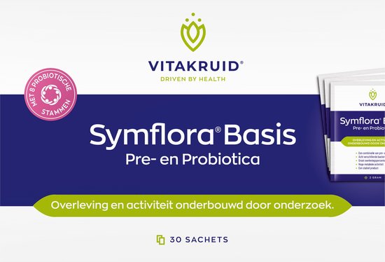 Vitakruid Symflora Basis Voedingssupplement - 30 Sachets