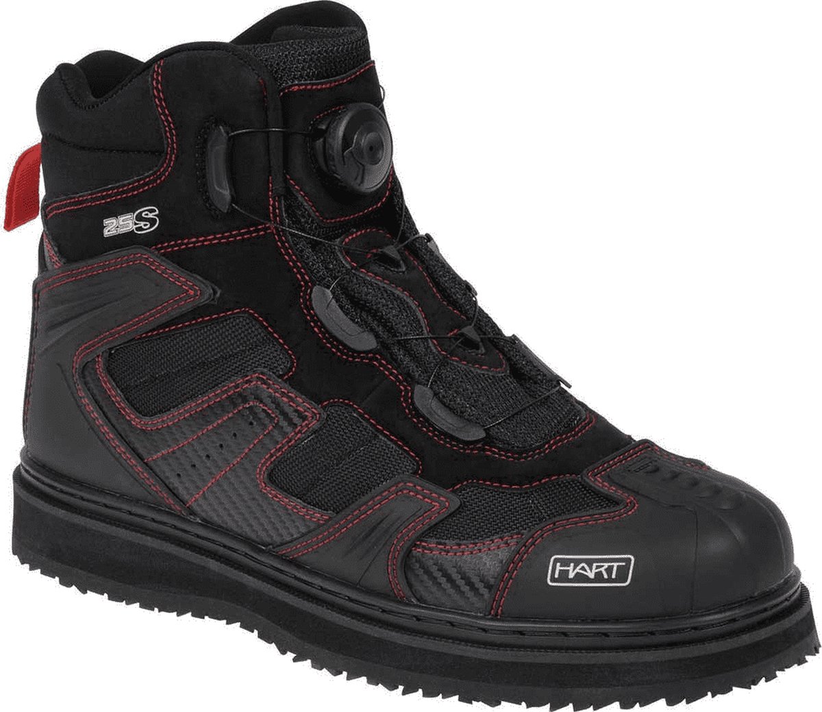 Hart 25s Pro Wading Boots Zwart / Rood 38/39